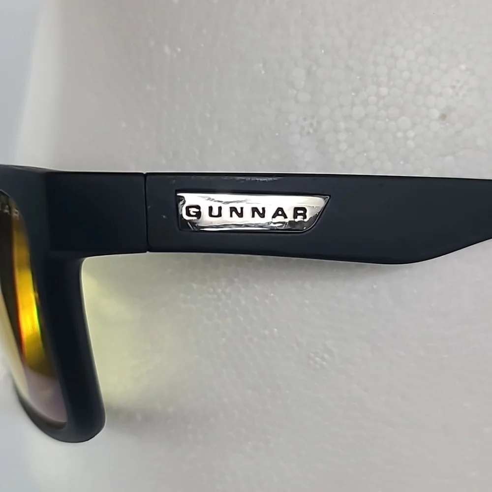 GUNNAR - Blue Light Glasses - Intercept - Onyx Frames - Clear Tinted Lens +3.00
